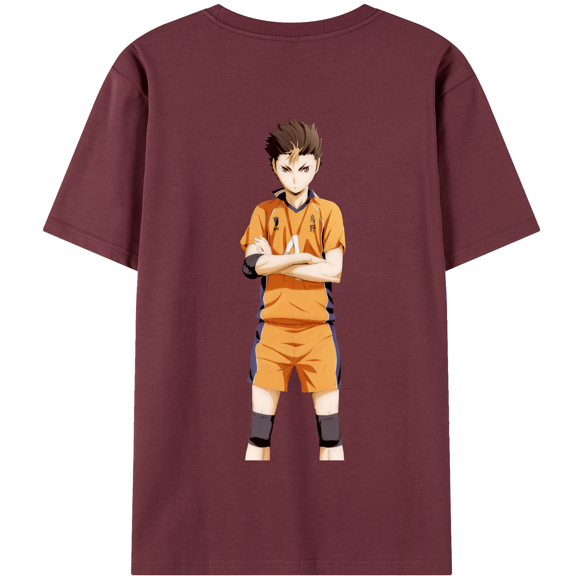 （画像用） ハイキュー!! Haikyu!! 綿100％半袖Tシャツ（背面プリント）